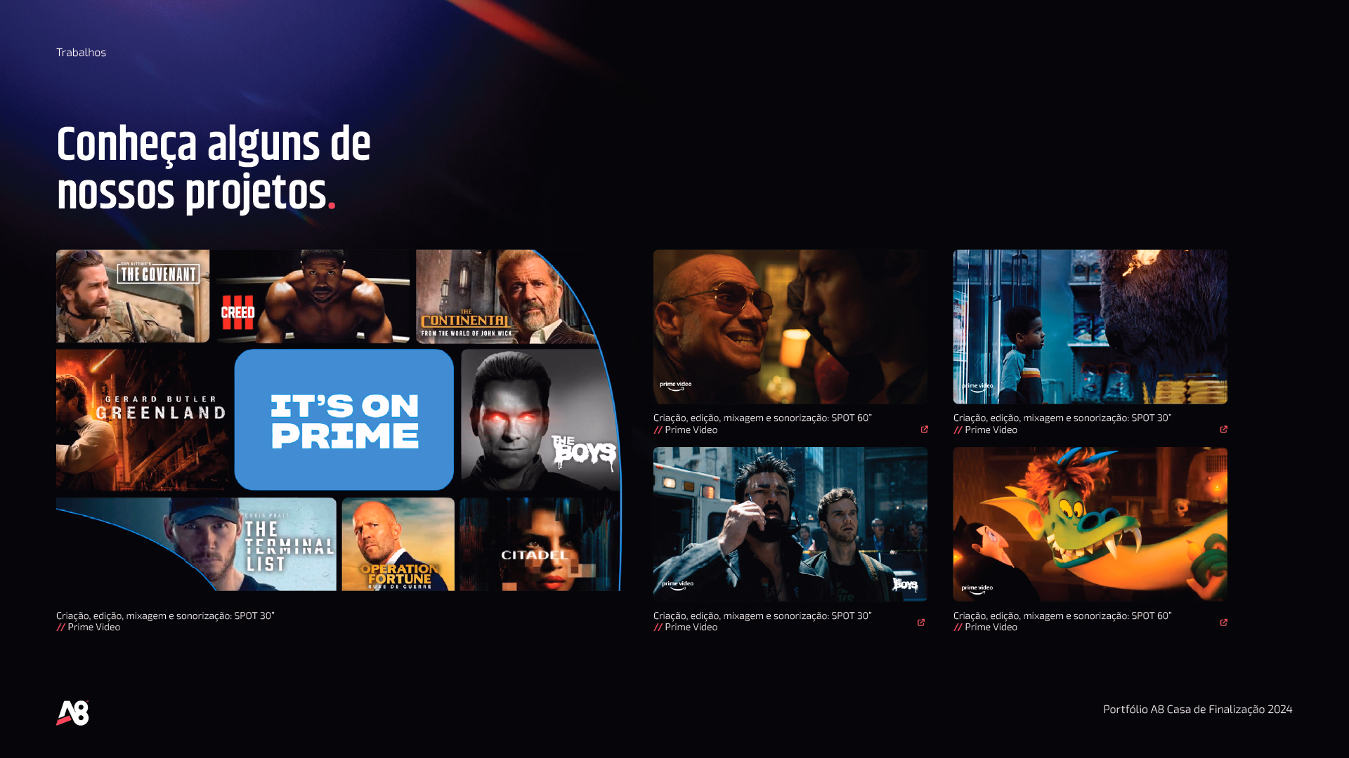 Tela oito da apresentação A8