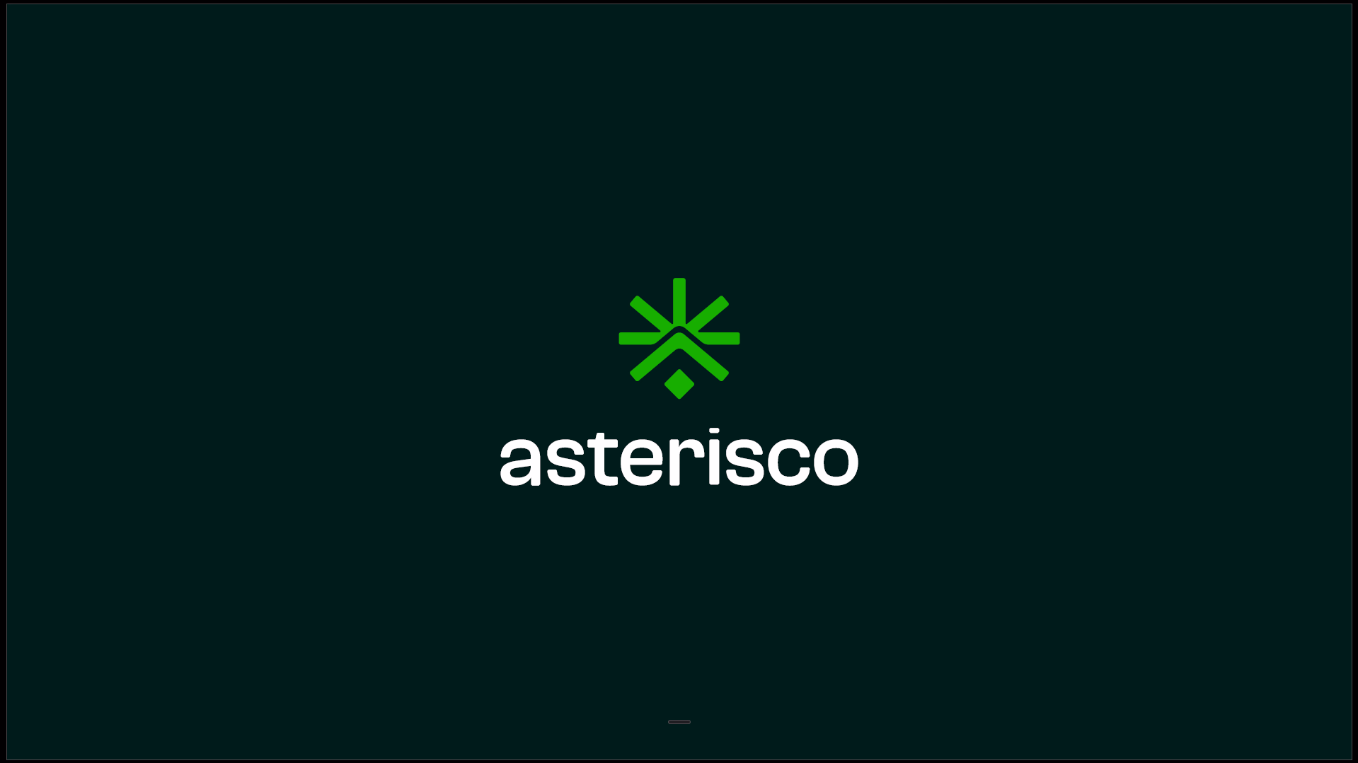 Visão geral da identidade visual Asterisco