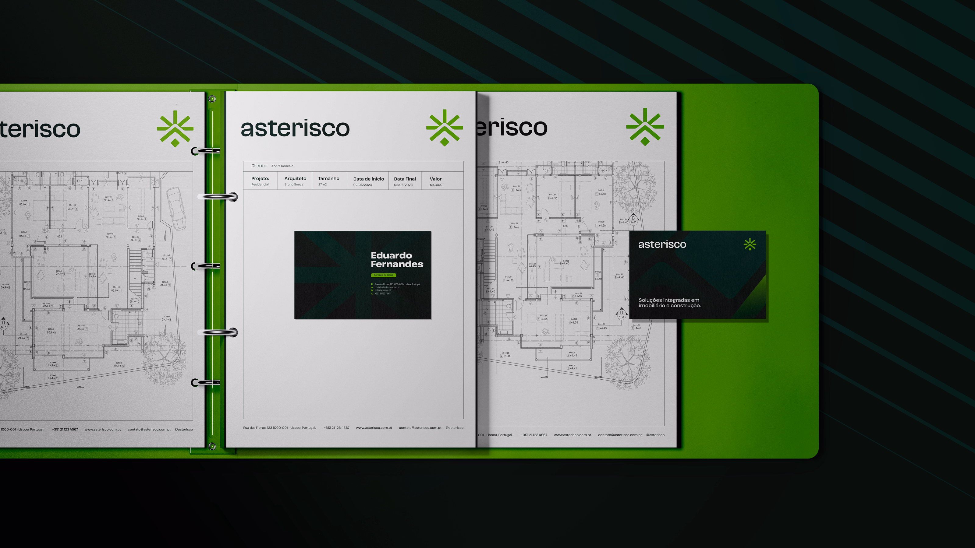Papelaria e materiais de planejamento Asterisco