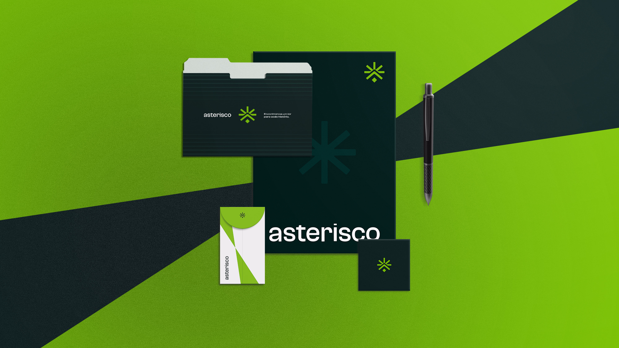 Sistema de papelaria Asterisco