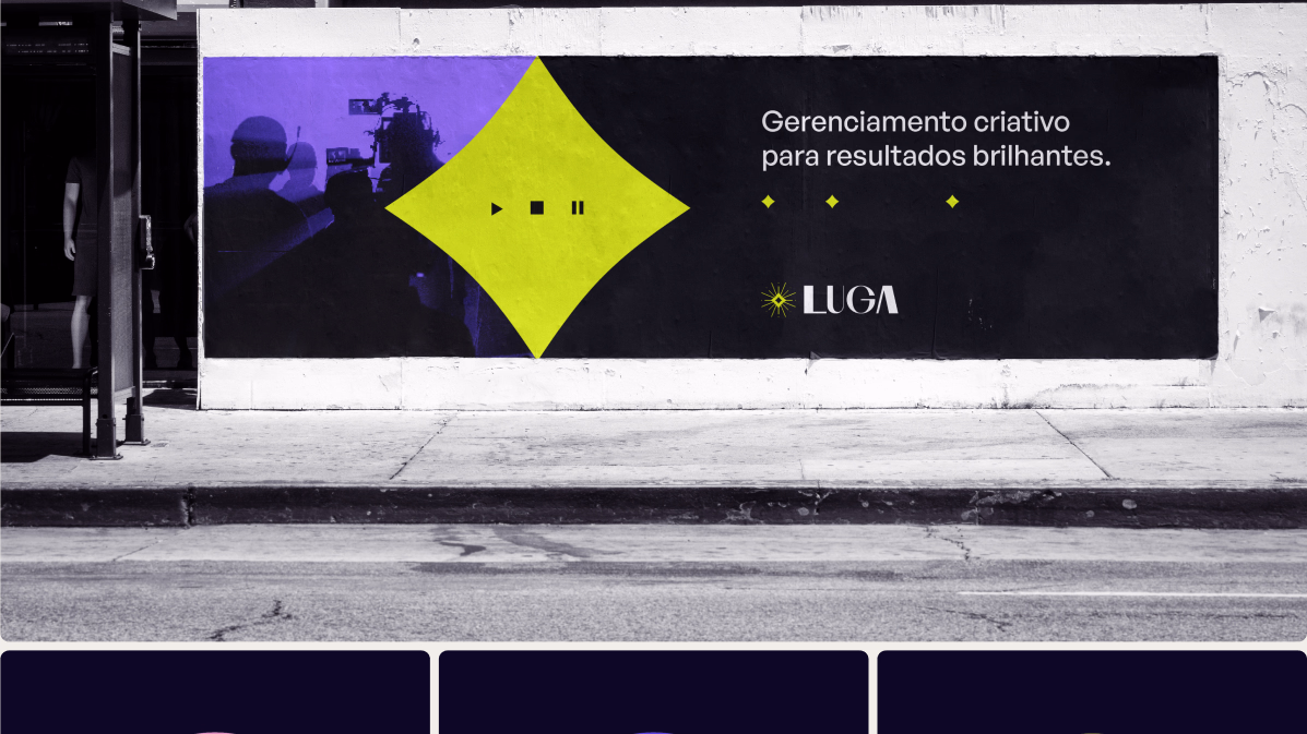 Campanha Luga em parede urbana