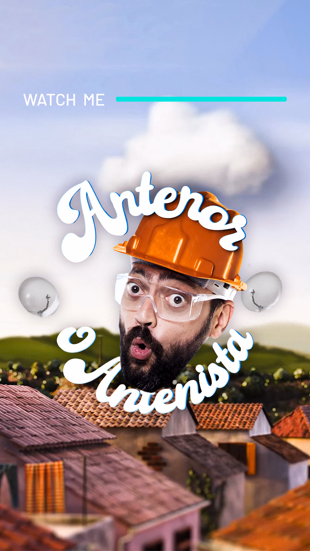 Post 2 de 3 do projeto Antenor, o Antenista no Instagram