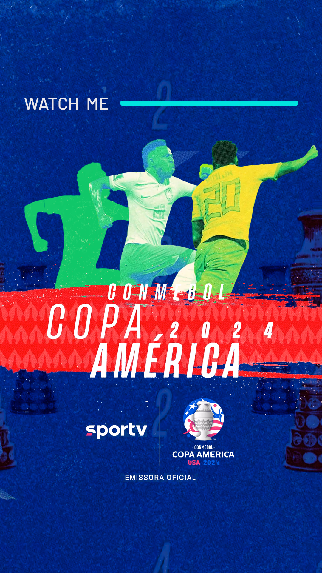Post 2 de 3 do projeto Copa América no Instagram