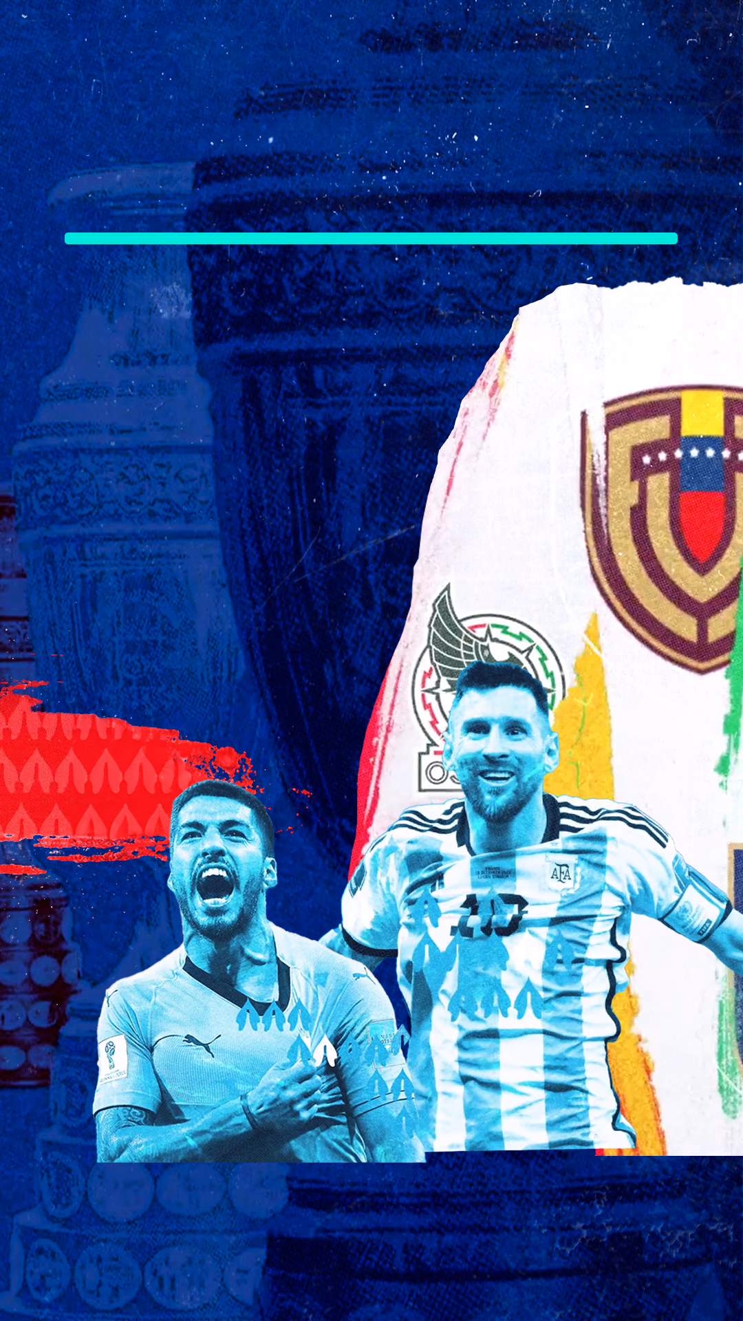 Post 3 de 3 do projeto Copa América no Instagram