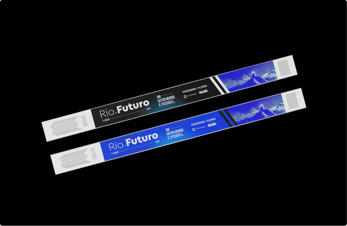 Pulseira de marca Rio.Futuro